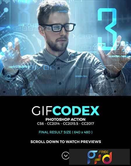 Graphicriver - gif codex photoshop action - 19859334 download free version